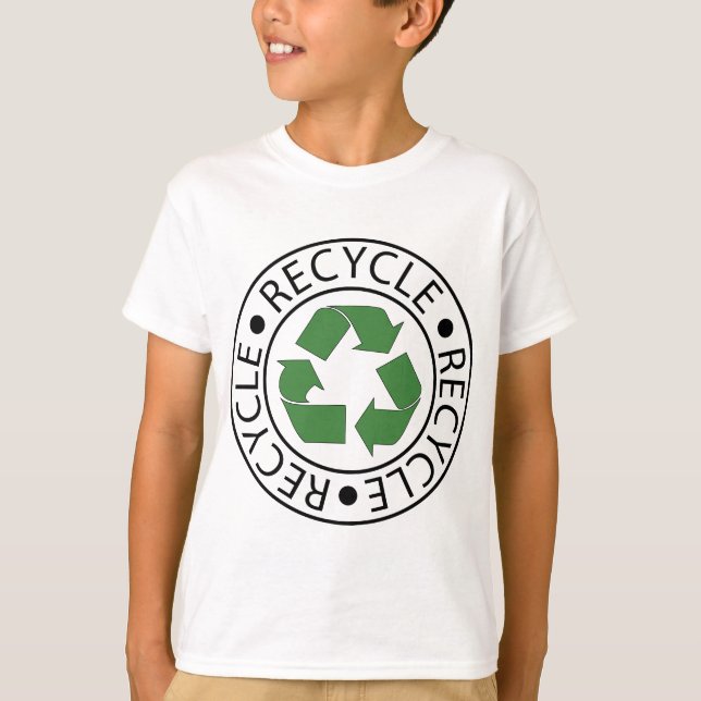 T-shirt Réutilisez le logo vert de Ceter (Devant)