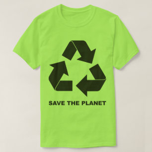 T-shirt Réutilisez les économies la planète réutilisant le