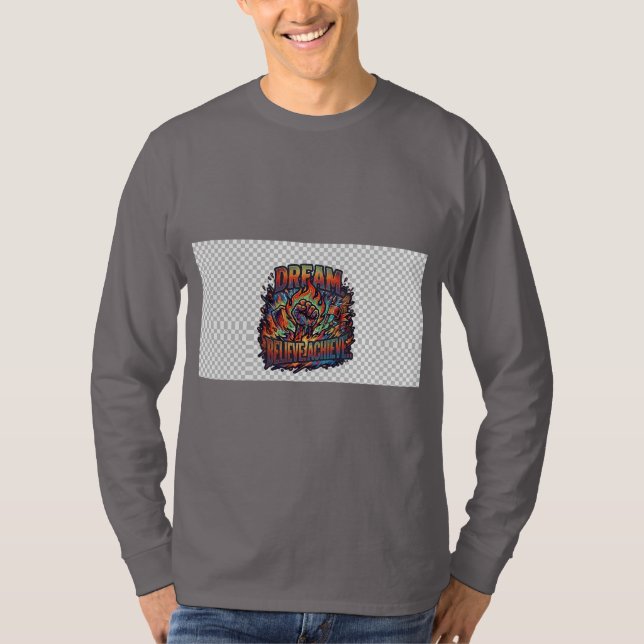 T-Shirt Rêve. Crois. Réussis. (Devant)