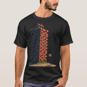 T-shirt Rêve de maison impossible en raison du coût de la