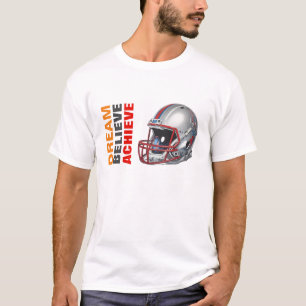 T-shirt Rêve de motivation Croire en la réussite Football