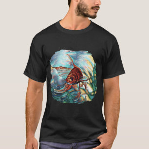 T-shirt Rêve de poisson rouge aigue-marine