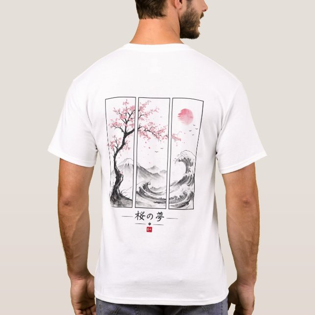 T-shirt Rêve de Sakura (Dos)