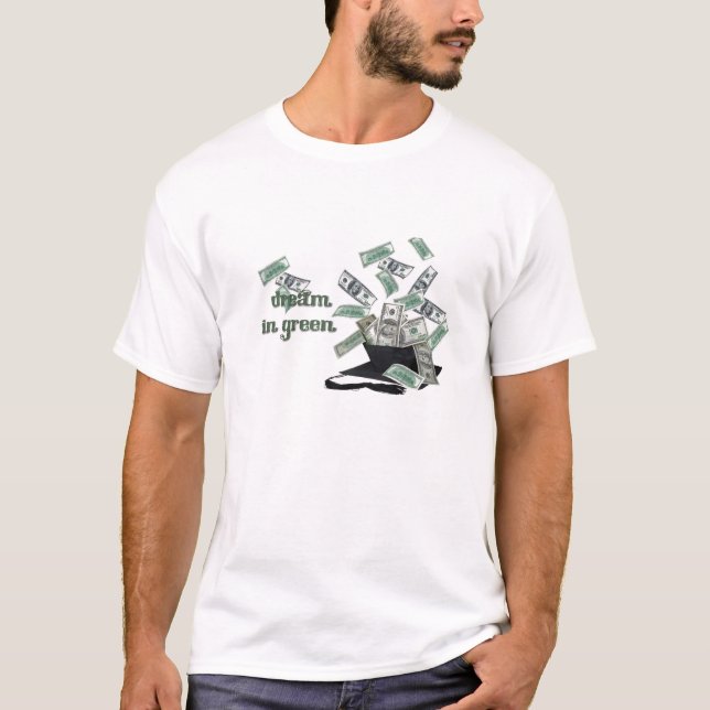 T-shirt Rêve en vert (Devant)