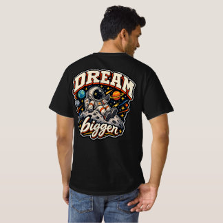 T-shirt Rêve Grand Astronaute Rétro Explorateur de l'Espac