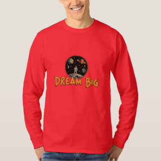 T-shirt Rêve Grand Astronaute sur la Lune Graphique de l'E