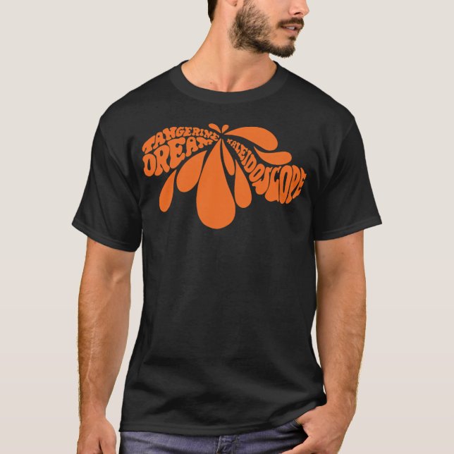 T-shirt Rêve kaléidoscope de Tangérine (Devant)