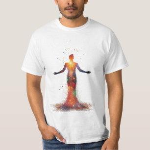 T-shirt Réveil de la poussière d'étoile – Silhouette se di