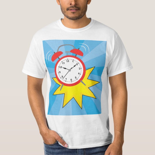 T-shirt Réveil de l'horloge (Devant)