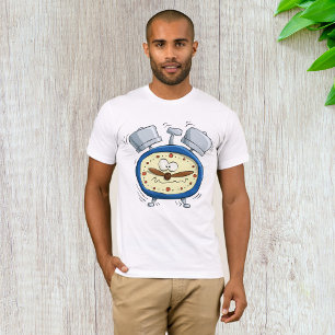 T-shirt Réveil drôle dessin animé alarme réveil original