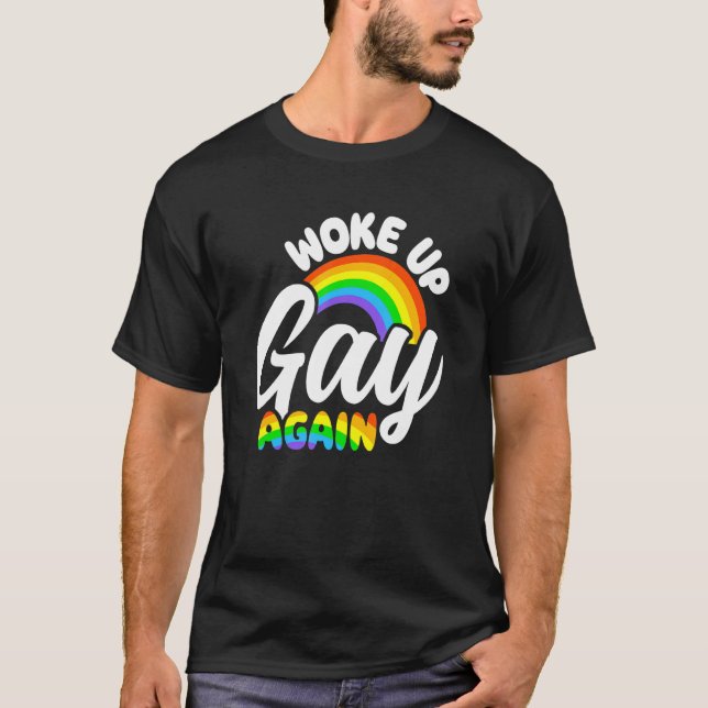 T-shirt Réveillez Gay Transgenre Bisexuel Transgenre (Devant)