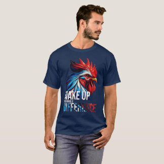 T-SHIRT RÉVEILLEZ-VOUS ET FAITES UNE DIFFÉRENCE