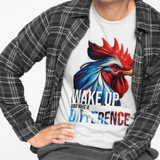 T-SHIRT RÉVEILLEZ-VOUS ET FAITES UNE DIFFÉRENCE