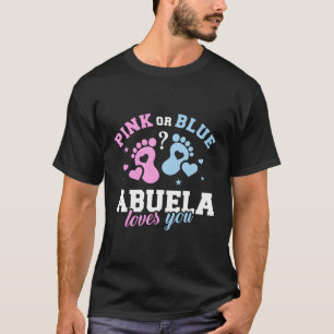 T-shirt Révélation de genre Abuela Grandma