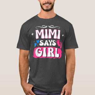 T-shirt Révélation de genre Mimi de la fête du bébé de la