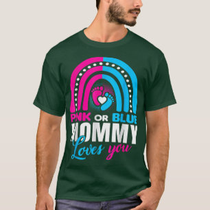 T-shirt Révélation de genre pour le Baby shower maman mama
