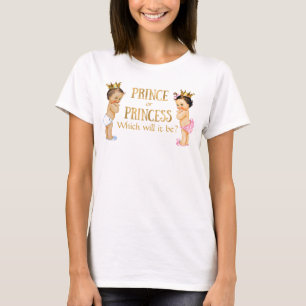 T-shirt Révélation de genre Prince Princess
