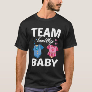 T-shirt Révélation De Sexe De L'Équipe Bébé Sain Fournitur