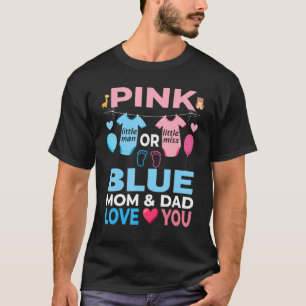 T-shirt Révélation De Sexe Pour Maman Et Papa Nouveau Bébé