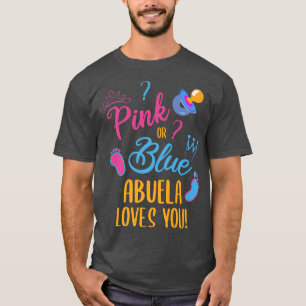 T-shirt Révélation du genre du bébé Abuela Grandma
