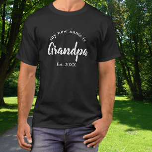 T-shirt Révélation du premier petit-enfant de Grand-père E