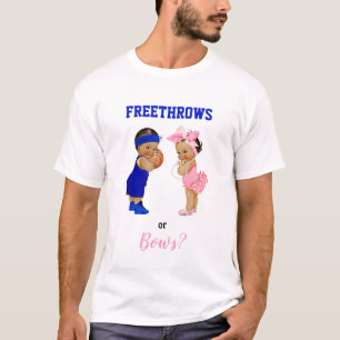T-shirt Révélation du sexe du bébé Basket-ball