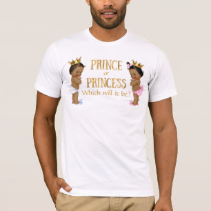 T-shirt Révélation du sexe du prince et de la princesse et