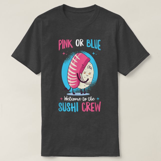 T-shirt Révéler le genre Citation de sushi pour les amateu (Design devant)
