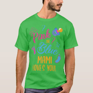 T-shirt Révéler le genre MAMI MOMMY MOM
