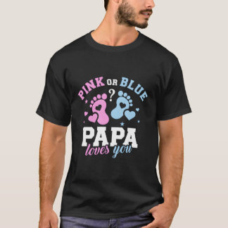 T-shirt Révéler le genre Papa Papa