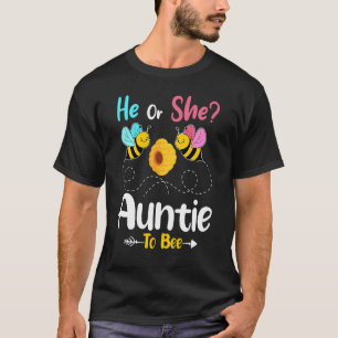 T-shirt Révéler Le Sexe Lui Ou Elle Tante À Être Bébé Anno