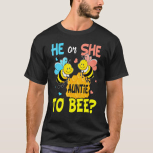 T-shirt Révéler Le Sexe Lui Ou Elle Tante À Être Bébé Anno