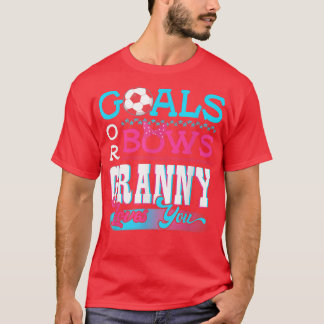 T-shirt Révéler Le Sexe Objectifs Ou Bows Granny Aime Votr