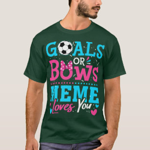 T-shirt Révéler Le Sexe Objectifs Ou Bows Mème Vous Aime F