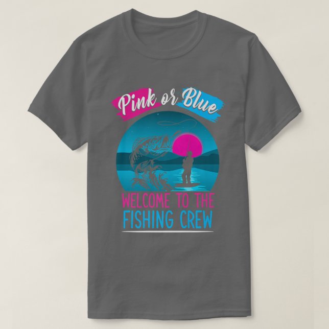 T-shirt Révéler Le Sexe Pêche Rose Ou Bleu Bienvenue Au Po (Design devant)