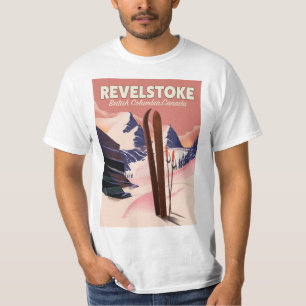 T-shirt Revelstoke Colombie-Britannique, Canada Affiche de