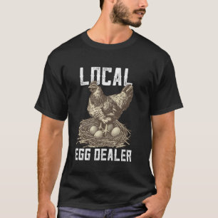T-shirt Revendeur d'oeufs local Drôle d'agriculteur Amoure