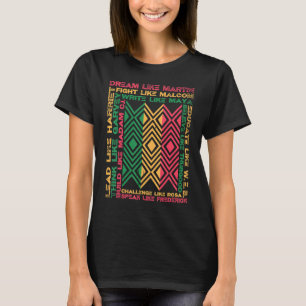 T-shirt Rêver Comme Martin Afro-Américains Histoire Noire