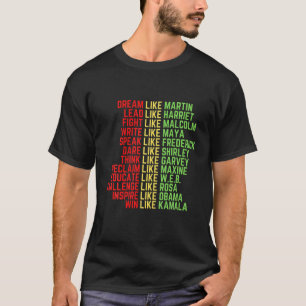 T-shirt Rêver Comme Martin Hommes Femmes Garçons Filles Hi