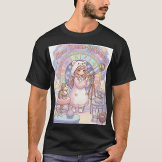 T-shirt Rêverie d'ours Astrologie Kawaii Contemplation des