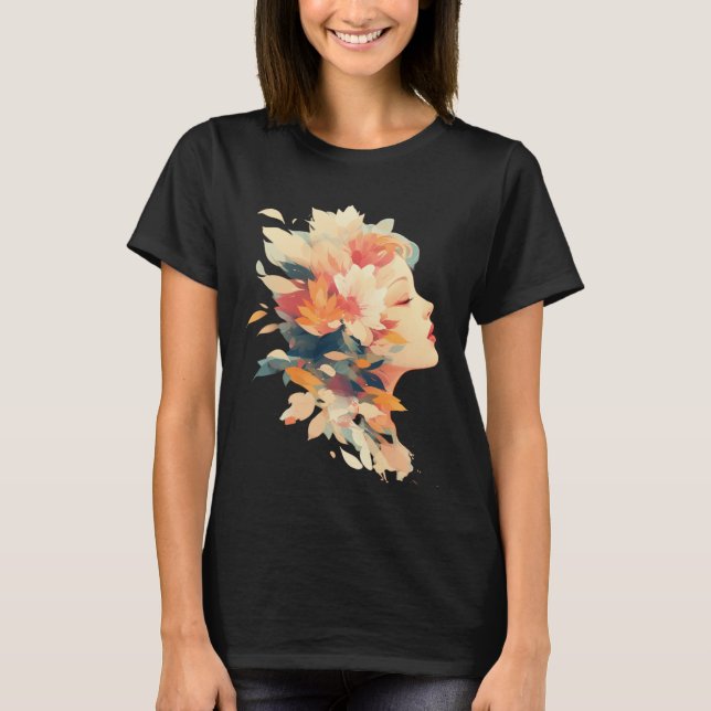 T-shirt Révérie florale (Devant)