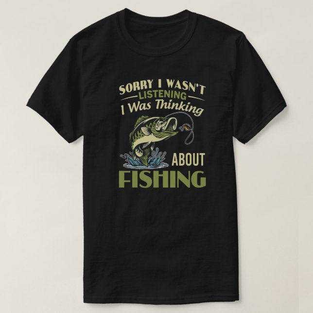 T-SHIRT RÊVERIE SUR LA PÊCHE (Design devant)
