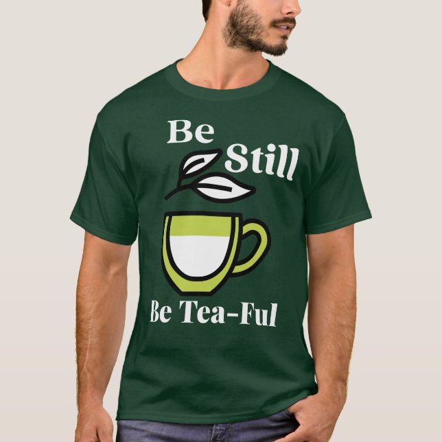 T-shirt Rêves chamomiles dans chaque goutte — Tea Calm, (Devant)
