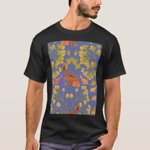 T-shirt Rêves de carpes koï dorées & gingko