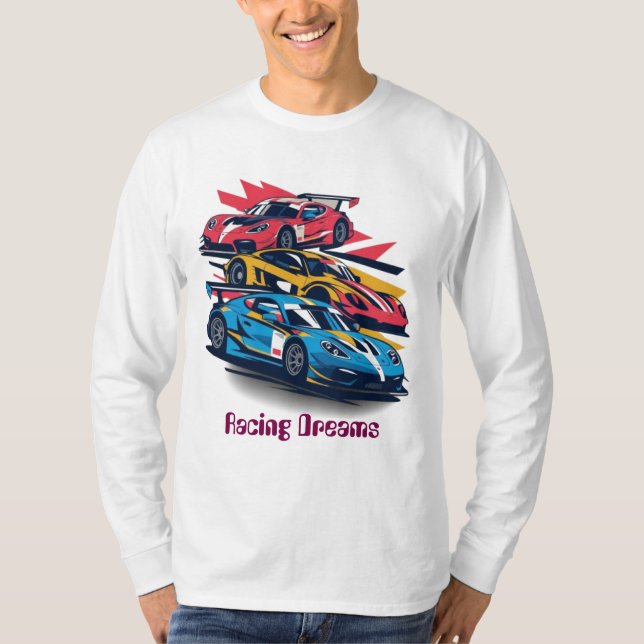 T-shirt Rêves de course (Devant)