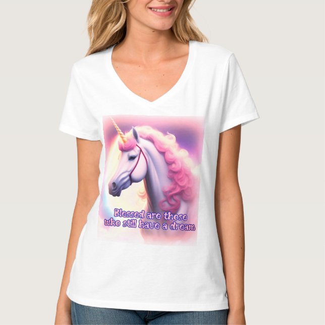 T-shirt Rêves de licorne (Devant)
