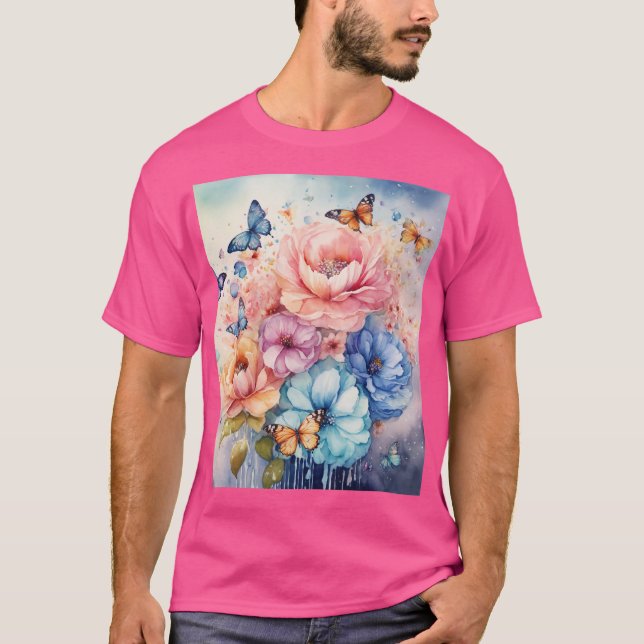 T-shirt "Rêves de papillons" (Devant)
