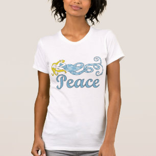 T-shirt Rêves de vacances de sirène de paix