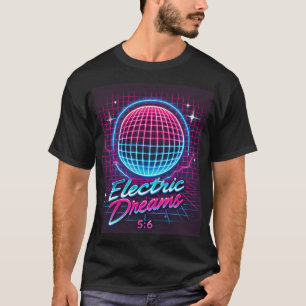 T-shirt Rêves électriques Retro Futuristic Art