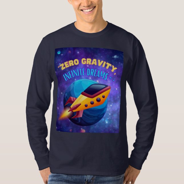 T-shirt Rêves infinis de gravité zéro (Devant)